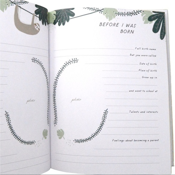 CR Gibson Wild About You Baby‎ Memory Book, Jungle Theme, First 5 Years - Picture 9 of 9